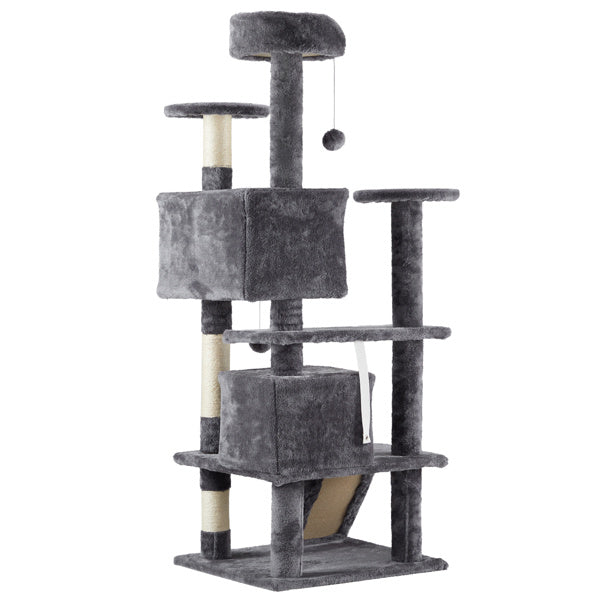 Cat Climbing Tower – 53-Inch Multi-Level Activity Tree for Indoor Cats