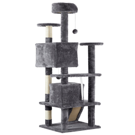 Cat Climbing Tower – 53-Inch Multi-Level Activity Tree for Indoor Cats
