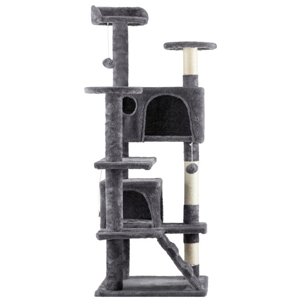 Cat Climbing Tower – 53-Inch Multi-Level Activity Tree for Indoor Cats