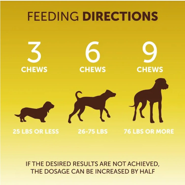Dog Digestive Support Chews – Scoot Stopper Fiber Bites with Pumpkin & Psyllium (180 Count)